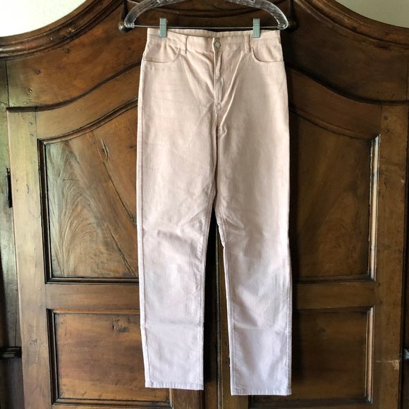 Light Pink Corduroy Pants - Picture 1 of 9